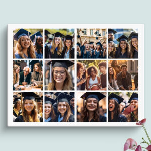 graduation gift photo collage customized