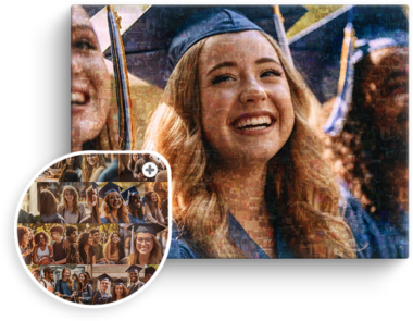graduation photo mosaic