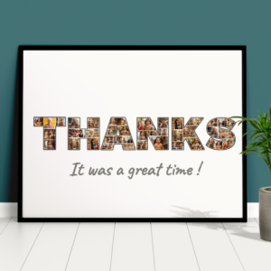 nursery thank you gift collage