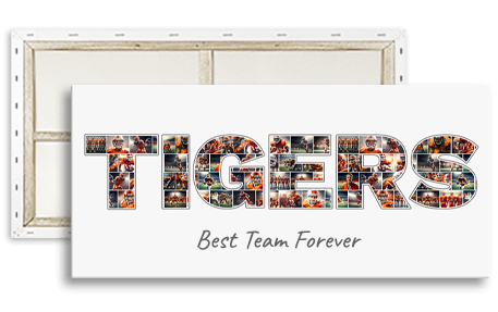 sport team name photo collage