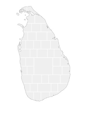 Collage Template in shape of a Sri Lanka-Map