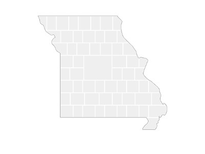 Collage Template in shape of a Missouri-Map
