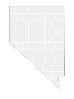 Collage Template in shape of a Nevada-Map