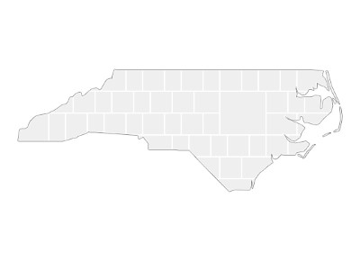 Collage Template in shape of a North Carolina-Map