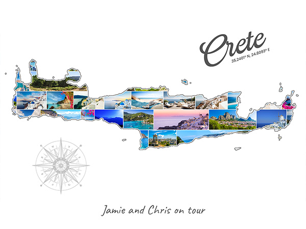 Crete-Collage filled with own photos