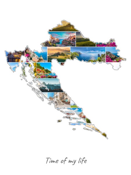 Croatia-Collage filled with own photos
