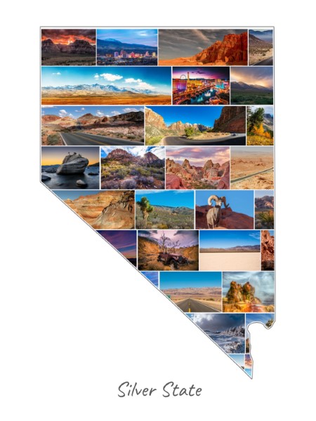 Nevada-Collage filled with own photos