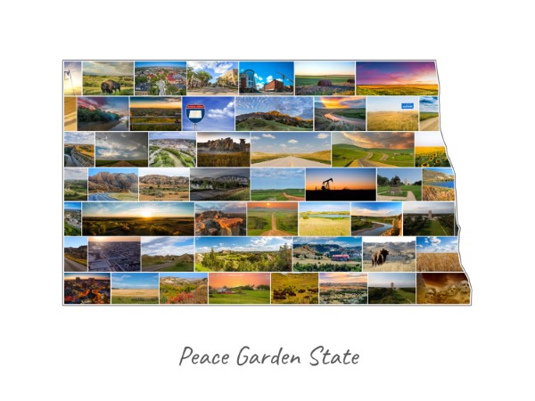 North Dakota-Collage filled with own photos