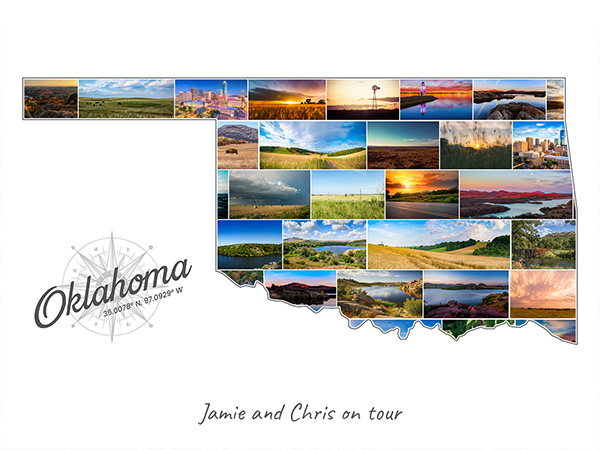 Oklahoma-Collage filled with own photos