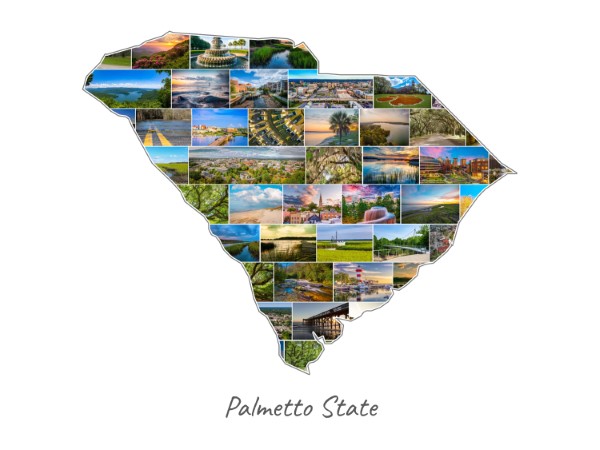 South Carolina-Collage filled with own photos