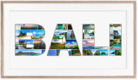 A Bali-Collage is a wonderful travel memory