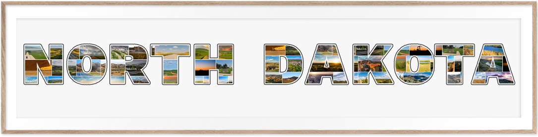 A North Dakota-Collage is a wonderful travel memory