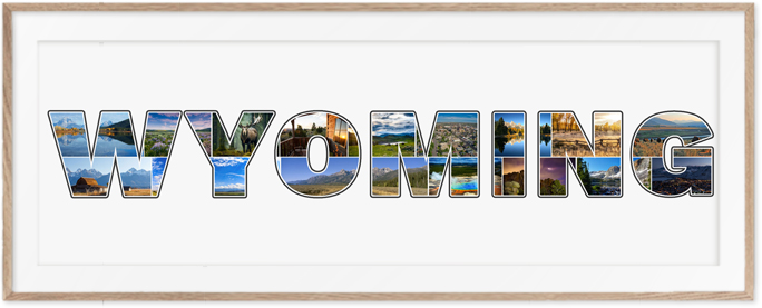A Wyoming-Collage is a wonderful travel memory