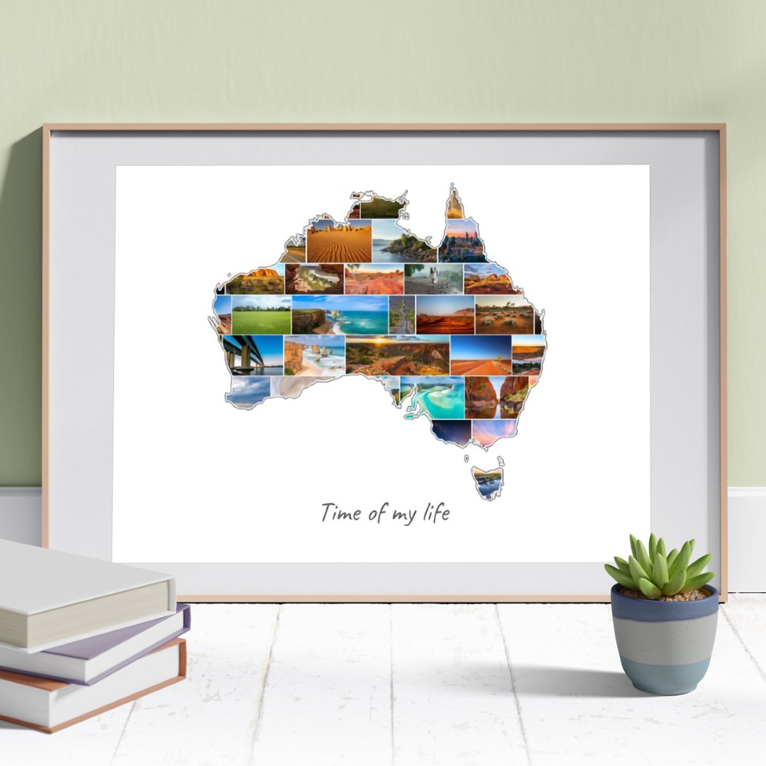 The Australia-Collage can be customized