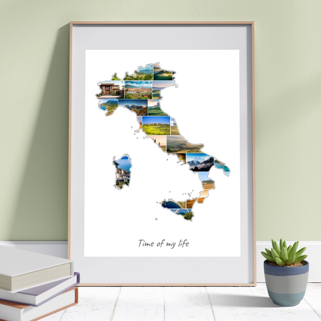 The Italy-Collage can be customized