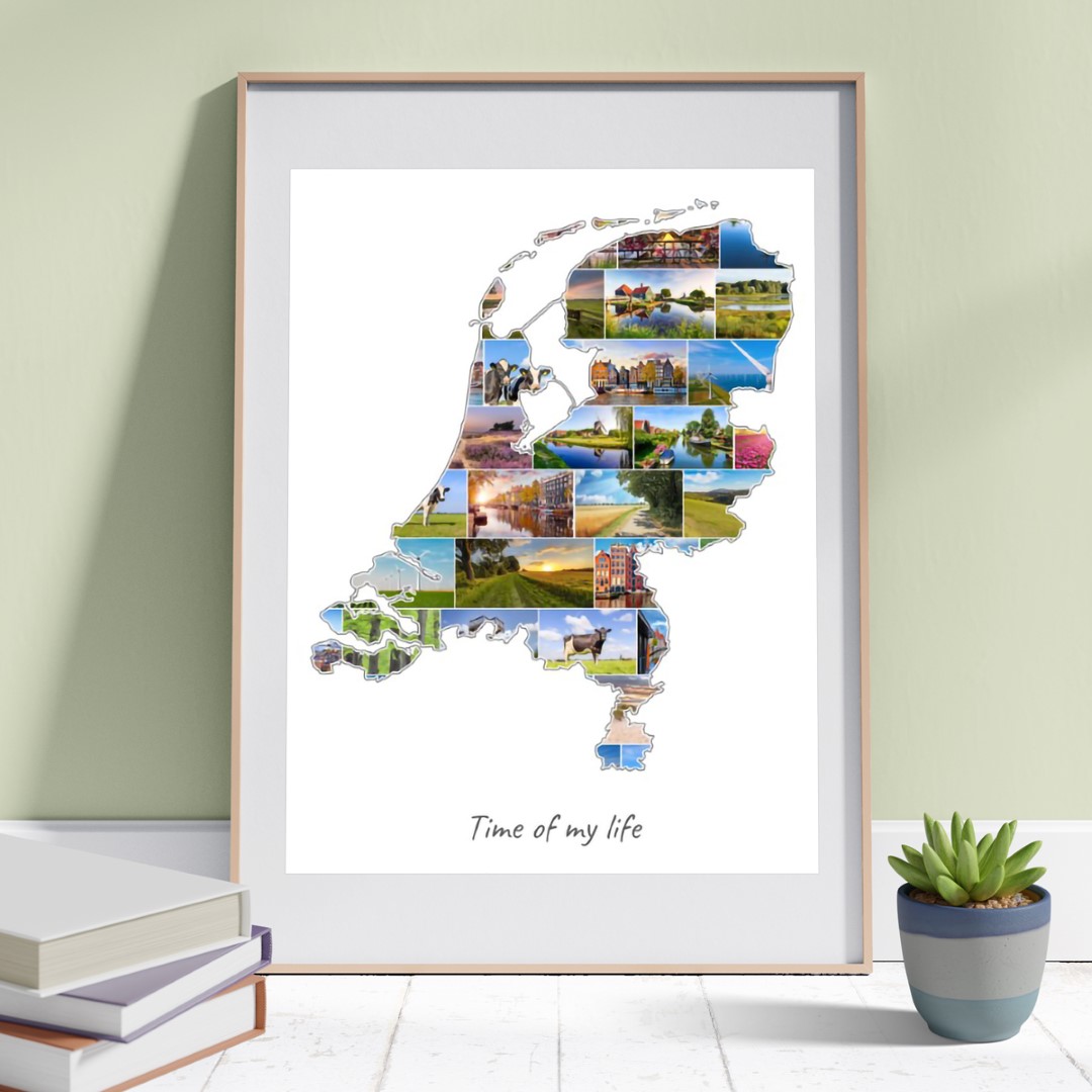 The Netherlands-Collage can be customized