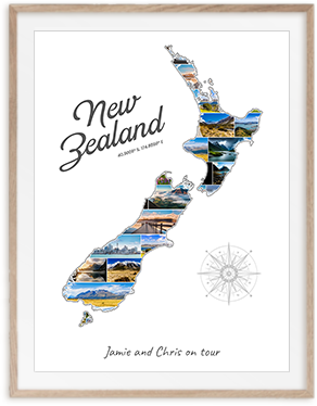 Your New Zealand-Collage from own photos